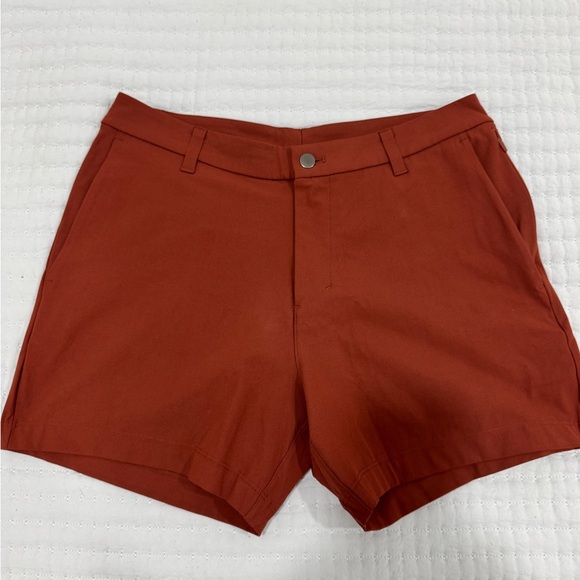 lululemon athletica Other - Lululemon Athletica ABC Burnt Orange/ Rust color Shorts 5” inseam